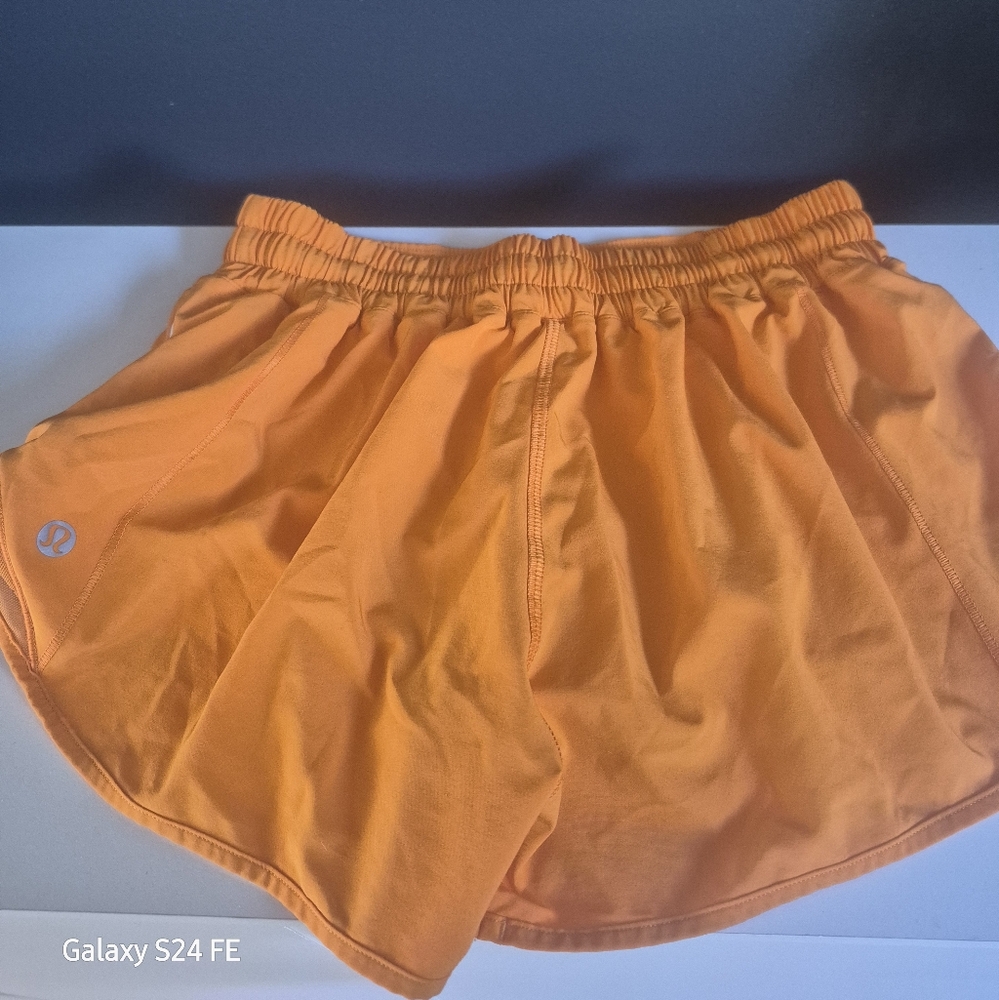 lululemon athletica Orange Athletic Shorts